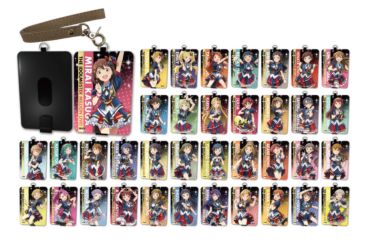 ナムコ キャラポップストア Na Twitteru アイドルマスター オフィシャルショップ 丸井川崎店にて先行販売していたミリオンライブ のスマートカードケースが 明日8 11より取り扱い開始 シンデレラガールズ5thライブ静岡 幕張 福岡会場商品も同日から