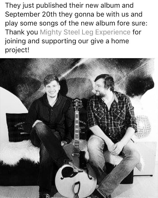 #giveahome #sofar #live #mightysteellegexperience #september