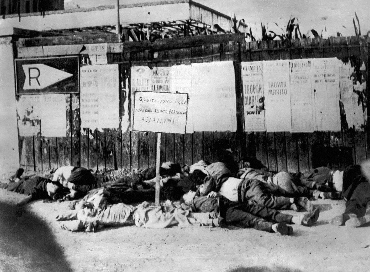 fabiobocci's tweet photo. Milano 10 agosto 1944... "E morirono ammazzati portandosi nella tomba il canto di un sogno inconcluso" Anon. https://t.co/JchH3PnrKu