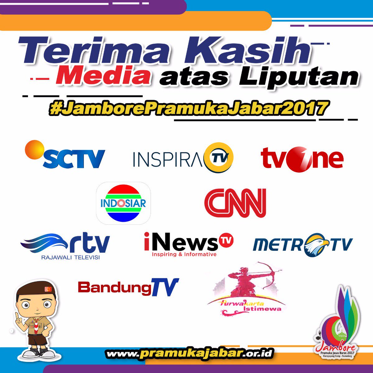 tisutisna's tweet photo. @dedeyusuf_1 @IndosiarID @SCTV_ @OfficialiNewsTV @tvOneNews @CNNIndonesia  @Inspira__TV  @Metro_TV @bandungTV @PRFMnews https://t.co/VRE7qhW5Tv