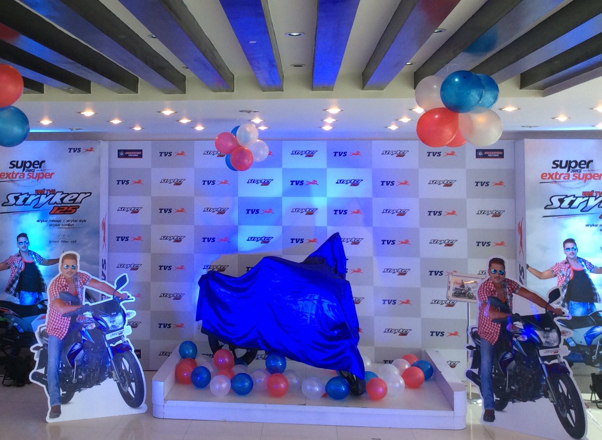 TVS_Nepal's tweet photo. Just waiting for our special guest to arrive and unveil the new addition to the #TVSFamily #TVSLaunch #TVSSurprise https://t.co/SZdh9hsBZG