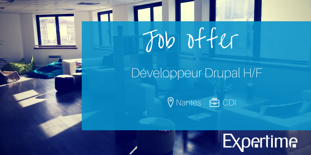 ExpertimeRH's tweet photo. [OFFRE D'EMPLOI] Développeur Drupal H/F #Nantes #CDI Pour postuler RDV sur https://t.co/95Nf2wJTSo https://t.co/ao10tpKG7m
