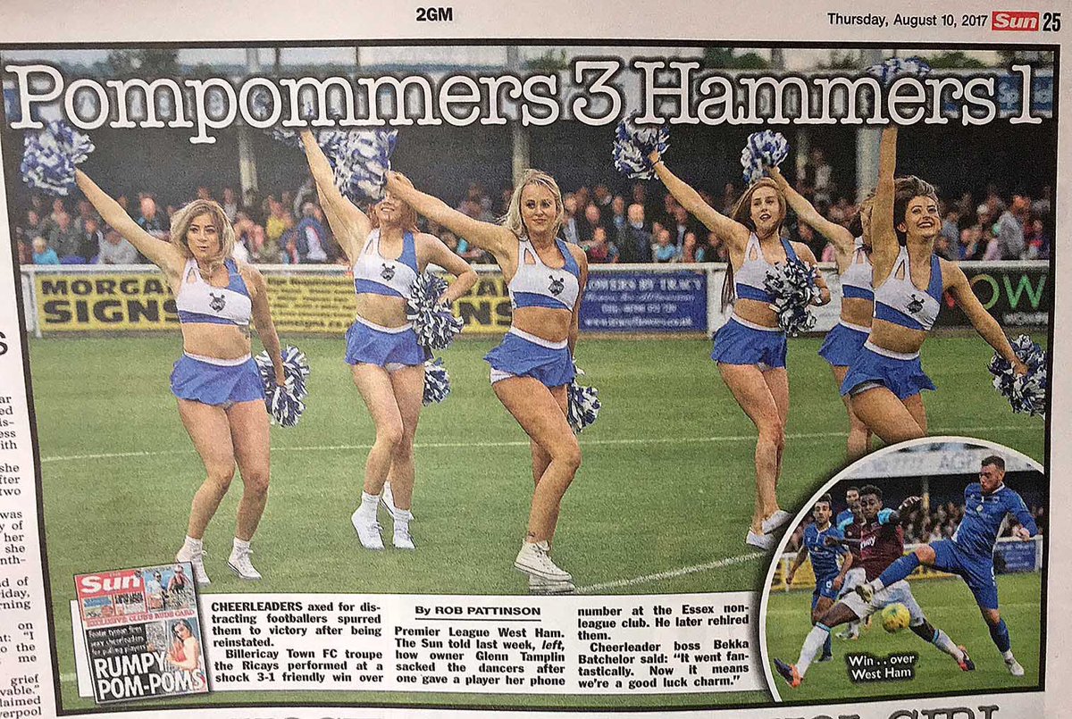 glenntamplin's tweet photo. Billericay FCin the National papers again
We have to have our own paper soon 😭😭😭😭👍👍 https://t.co/bOjkAfEdYS
