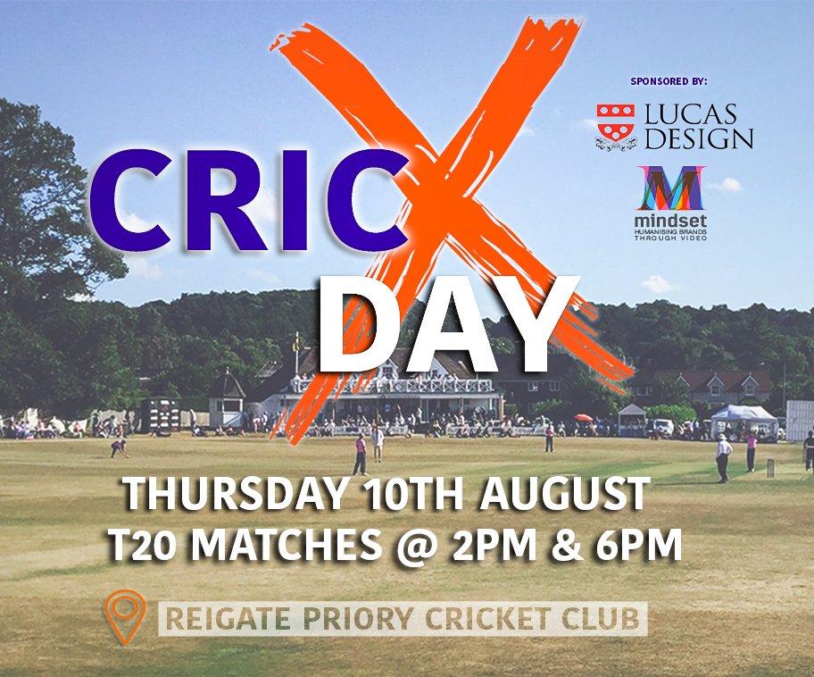 cricketagency's tweet photo. The wait is over.. it's #CRICXDAY π today at @PrioryLlamas. Come down, get involved. Check out #OverseasPlayers for 2018! βοΈπ»π€π https://t.co/AD71MUFUoA