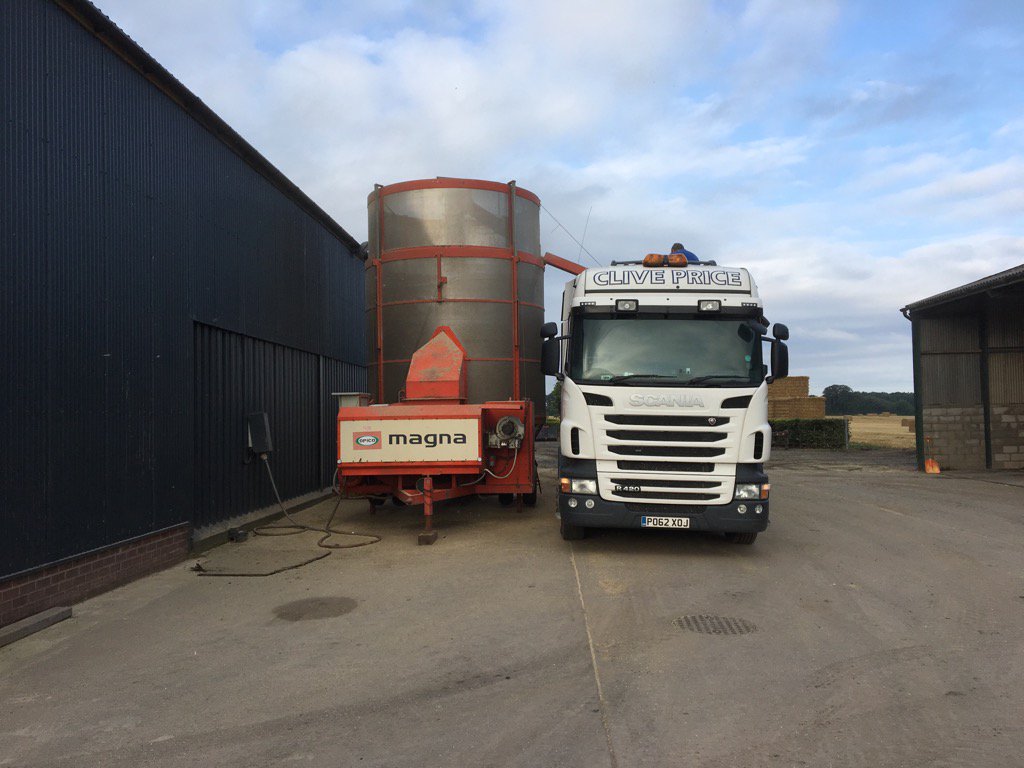 First load of Crusoe milling Wheat out today, 1/4 loads. #Farm24 #berrys