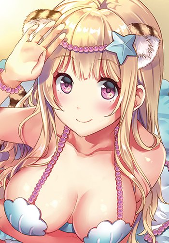 虎の穴さんの、新刊の特典クリアシートのサンプルです。お買い上げくださるともれなくついてきます。14日からは成人向け差分の有償特典も販売されます。https://t.co/HXWRyMke18 