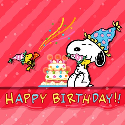 ラブリースヌーピー 誕生日 イラスト 無料 美しい花の画像