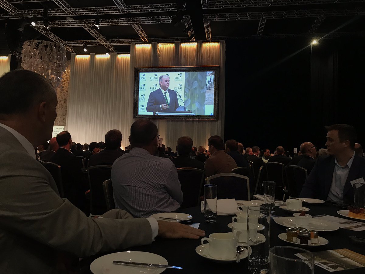 This morning #AAMIG kicked off <a href="/TheEkka/">Ekka</a> with the <a href="/RuralPressClub/">Rural Press Club QLD</a> breakfast, listening to ACC's David Foote speak about leadership