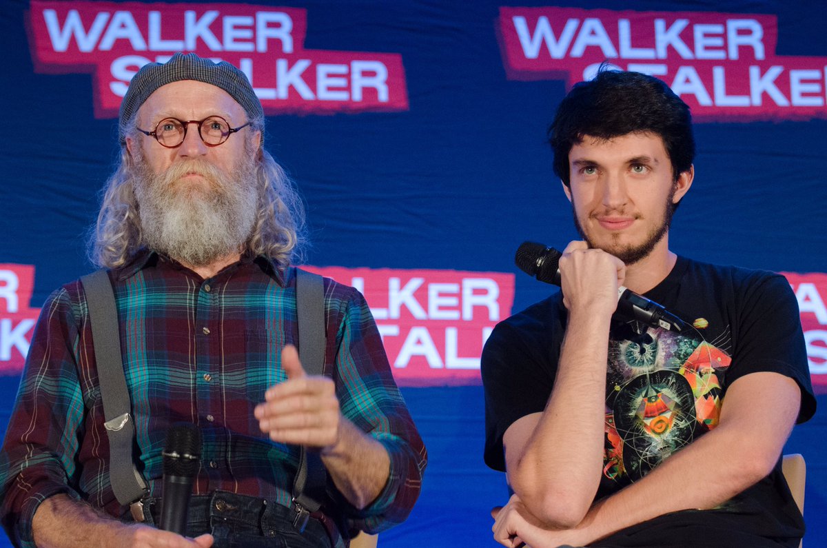 ZNATIONSOCIETY's tweet photo. @hodgmahal and @zatnang during the z nation panel, at @walkrstalkrcon in tulsa! #wsctulsa β¨ https://t.co/BbPeKNPEuj