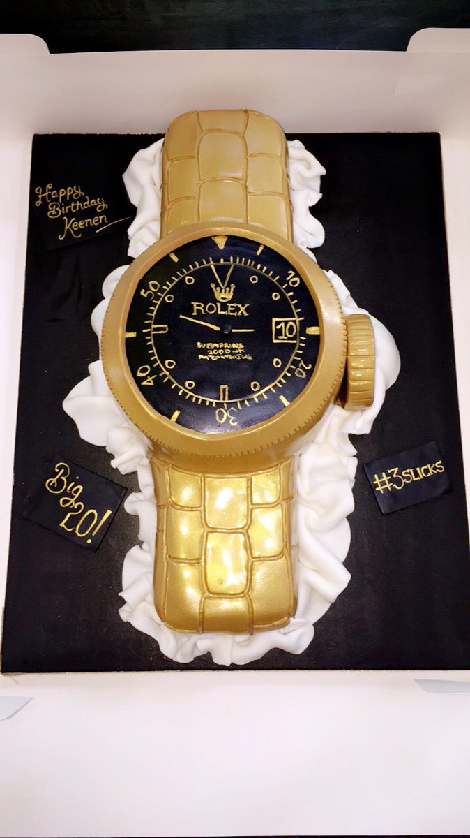 A_CupFull's tweet photo. #Rolex Cake ⌚️ 💛 #ACupFull https://t.co/GIxee0ixTv