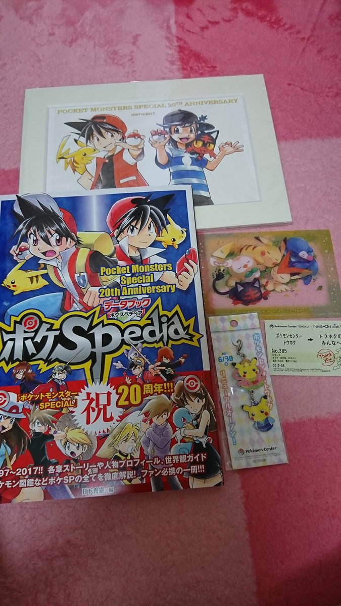 ポケスペ ポケモン ポケットモンスター SPECIAL ポケSPedia 色紙