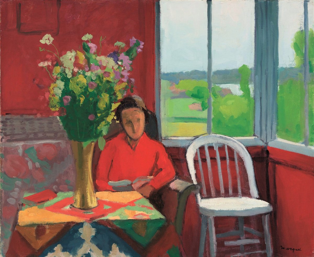 chica_twopatch's tweet photo. *Interieur - Hesnes - Norwegen*
Albert Marquet 1925
#Art #Painting #Interieur #Hesnes #Norwegen https://t.co/wLoUXRJ2ln
