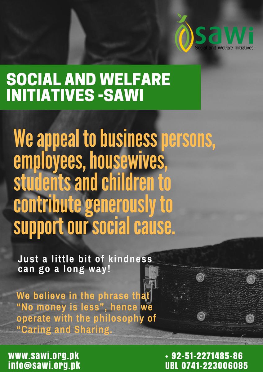 Social and Welfare Initiatives - SAWI is a not-for-profit, nongovernmental and nonpartisan organization founded by AVT Channels Pvt. Ltd.