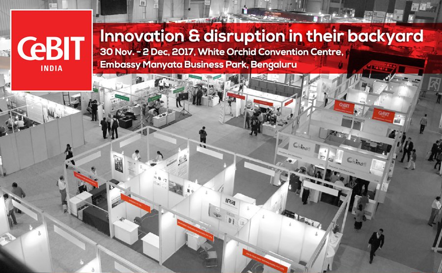 The industry will celebrate technology innovation in the backyard - CeBIT NOW at @EnergizeEmbassy Embassy Manyata Business Park! 9930744733