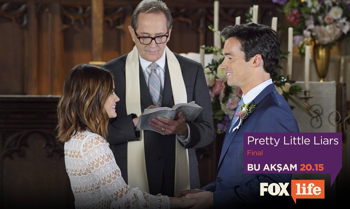 FOXLIFETurkiye's tweet image. Ve sonsuza kadar mutlu yaşadılar...👰💘 #PLL #PLLGameOver