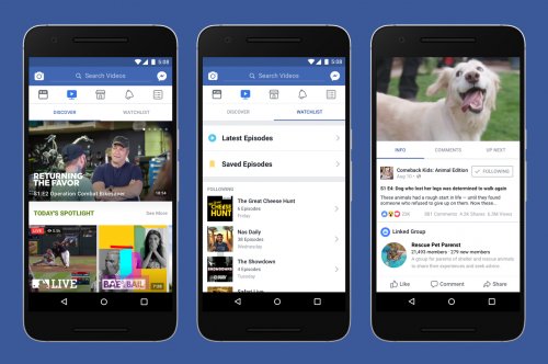 Face à Youtube, Facebook lance Watch, une nouvelle plateforme d’émissions vidéo
bit.ly/2vQIJ3T
#socialmedia #tv