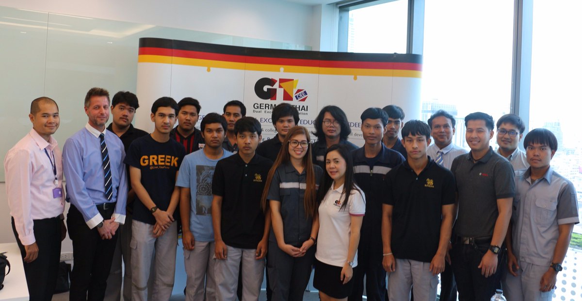 GermanThaiChamb's tweet photo. #GTDEE's workshop “Mathematics for Technician” today organised for GTDEE apprentices to enhance skills to meet #GermanStandard #DVET 🔣#⃣🆙 https://t.co/yaP9MCsYt6