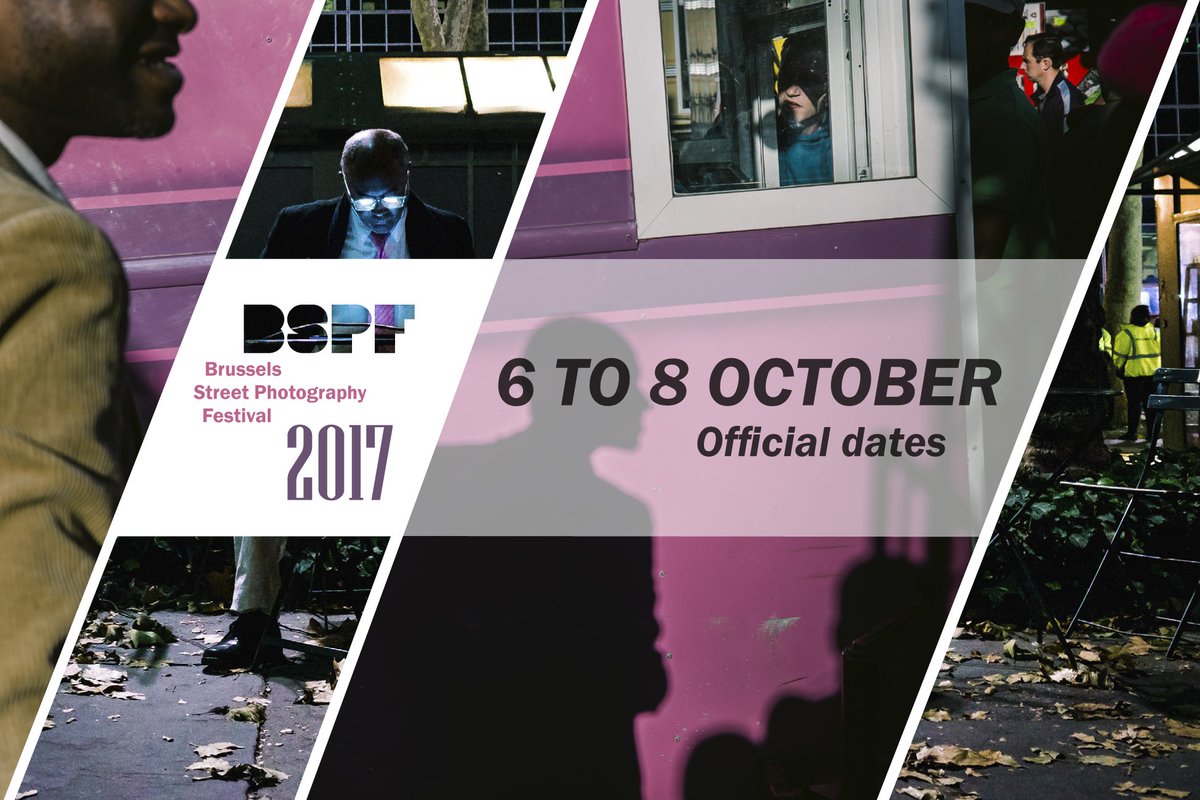 BSPFestival_Off's tweet photo. Brussels Street Photography Festival official dates: Friday, October 6 to Sunday, October 8, 2017. #streetphotography #BSPF https://t.co/MCOFPyvAsv
