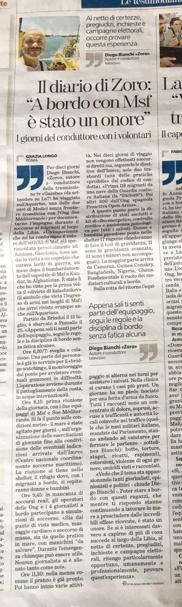 zdizoro's tweet photo. A bordo con Msf è stato un onore. Era importante ribadirlo e raccontare qualcosa. #msf #sosmediterranee https://t.co/NX6DohN0m8