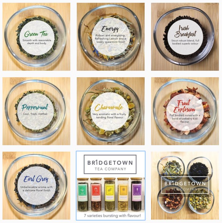 Excited to launch our own brand of tea
B R I D G E T O W N T E A C O M P A N Y available in loose leaf and pyramids. instagram.com/bridgetownteac…