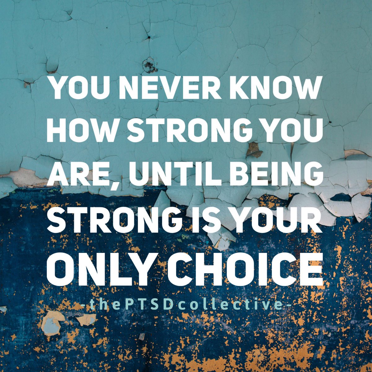 PTSDcollective's tweet photo. Do you realise how strong you truly are? #PTSD #secondaryPTSD #wife #spouse #partner #Mentalhealth #mentalillness #PTSDAwareness https://t.co/Q4KzbcSlfw