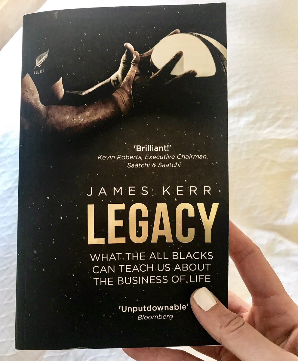 Been waiting so long to read this now I have some leisure time 😎 #JamesKerr #LEGACY <a href="/allblacks/">All Blacks</a> #Portu2017 🇵🇹