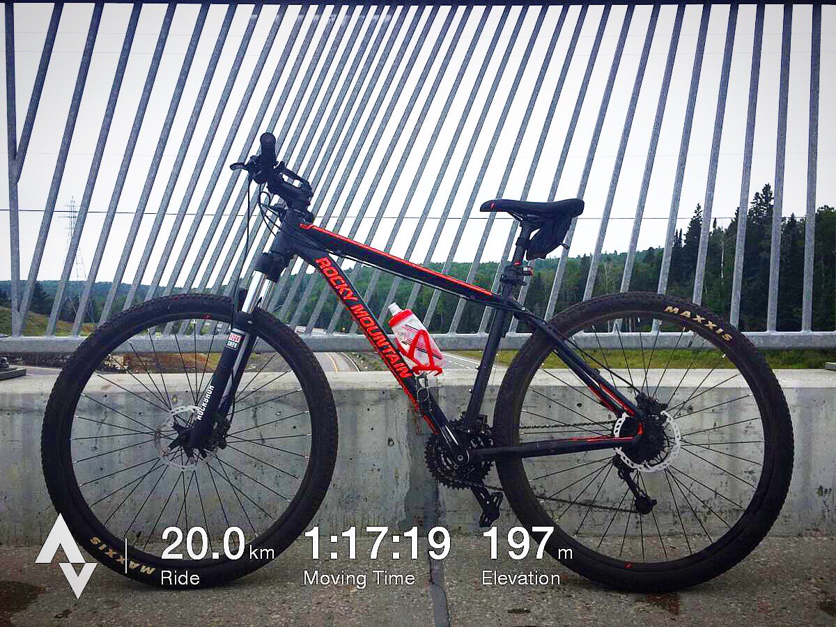 PlanetLandon's tweet photo. 20km in a light rain. Good times. https://t.co/GJBItWRyIB