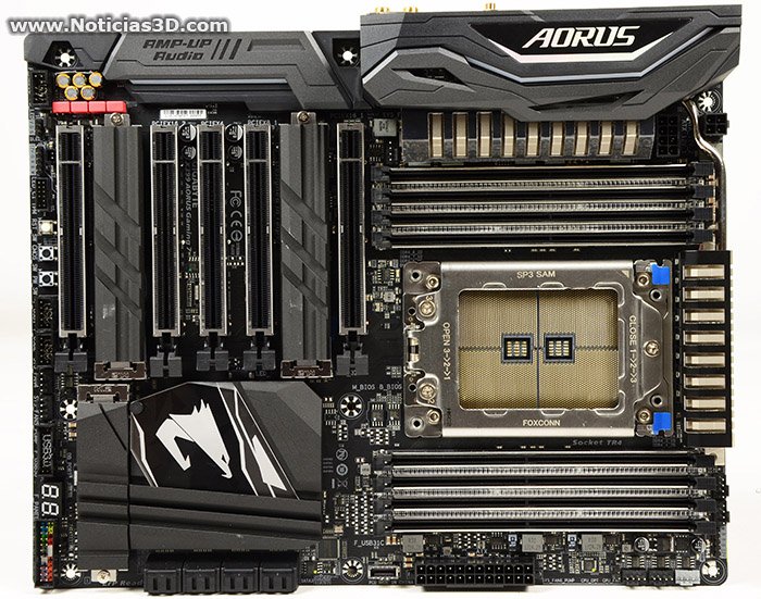 Noticias3Dcom's tweet photo. Hablamos de un gran estreno: X399 .@aorus_es #Gaming7 y #Ryzen #threadripper 1950X #Noticias3D https://t.co/DZjujwysp9 https://t.co/zOYRK3uhUd