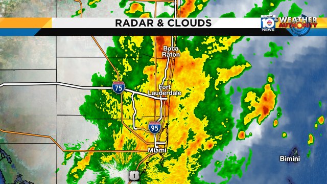 Rain continues to drench #SouthFlorida from Boca Raton to Fort Lauderdale to Miami. All of it is moving west. #rainy https://t.co/vtisL1Qx76