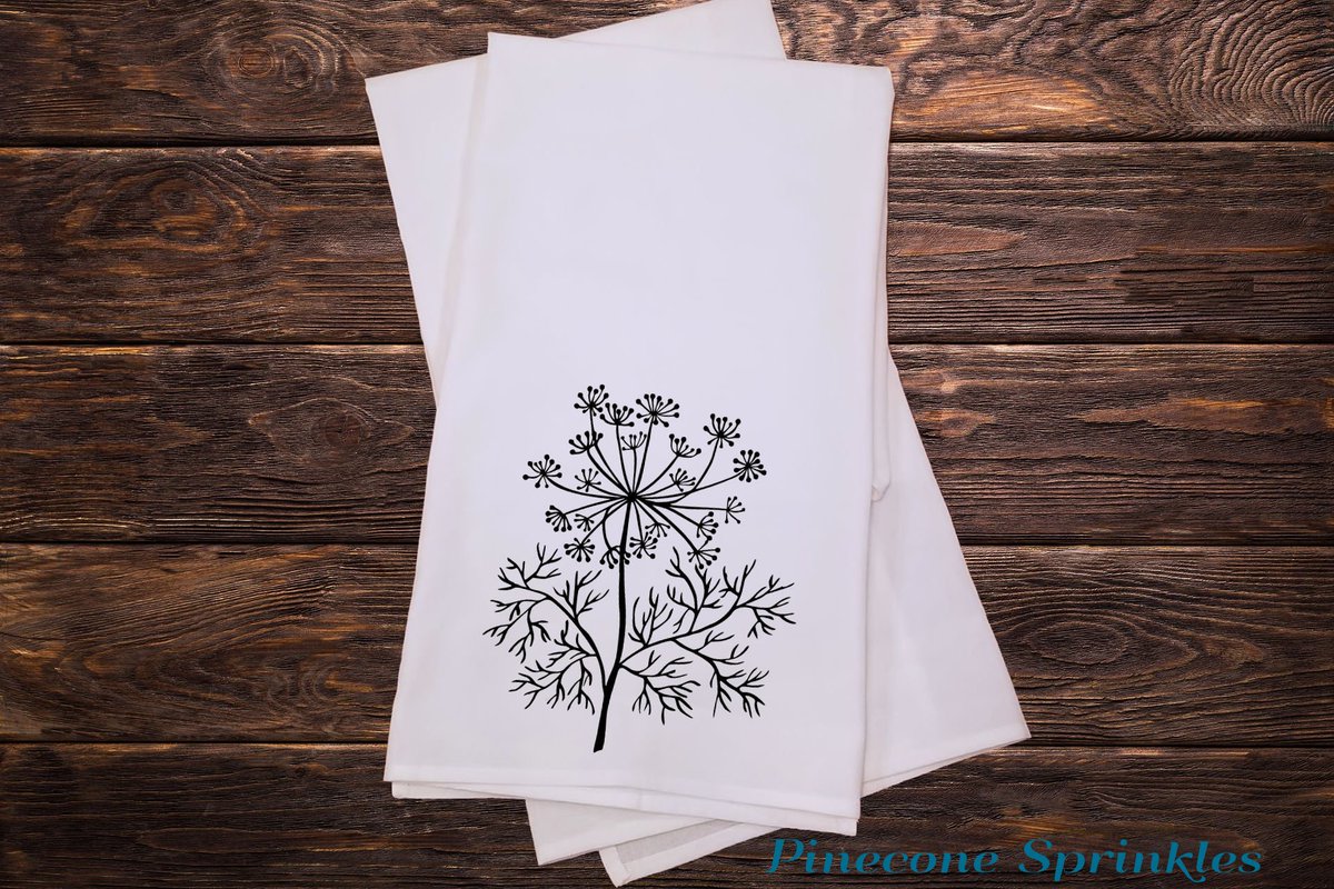 PineconeSprinkl's tweet photo. Check out this item in my Etsy shop #dill #herbs #teatowel #floursacktowel #pineconesprinkles #etsy #giftunder15  https://t.co/o96jcb8tZx https://t.co/rlBWLwLcP3