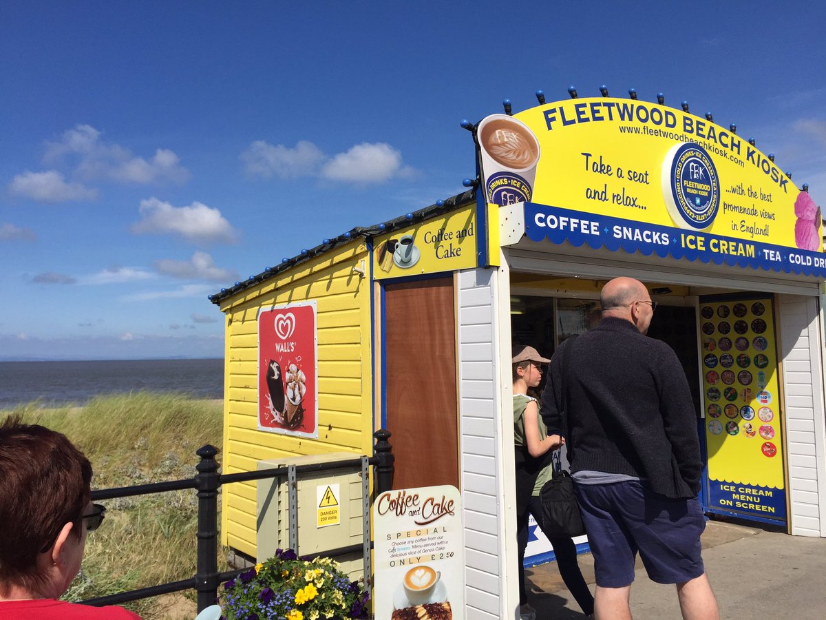 beachcafefylde's tweet photo. @fleetwoodbeach we visited you today! 3 ice creams and Diet Coke! Sharing the seaside with you! #FyldeandWyre come and try us! https://t.co/IstNJzSS8y