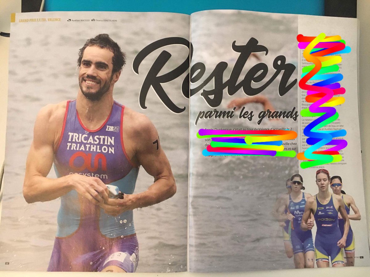 Merci @twiathlete magazine pour cet article dans l'édition du mois d'août ! 🏊🏼🚴🏃🏻 #Triathlon #d1 #tricastintriathlon