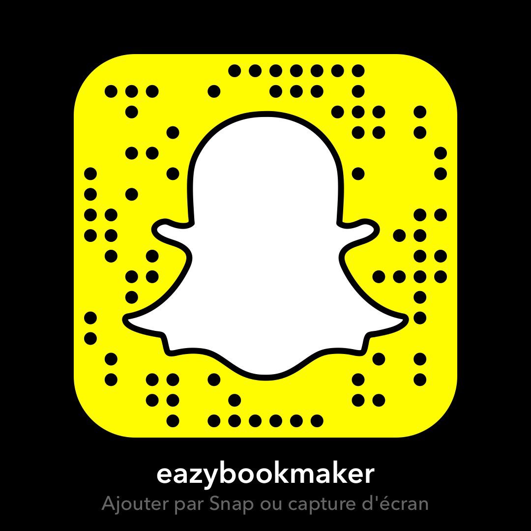 69bookmaker's tweet image. #snapcode #betting un max de pronos pour mieux vous servir #TeamParieur