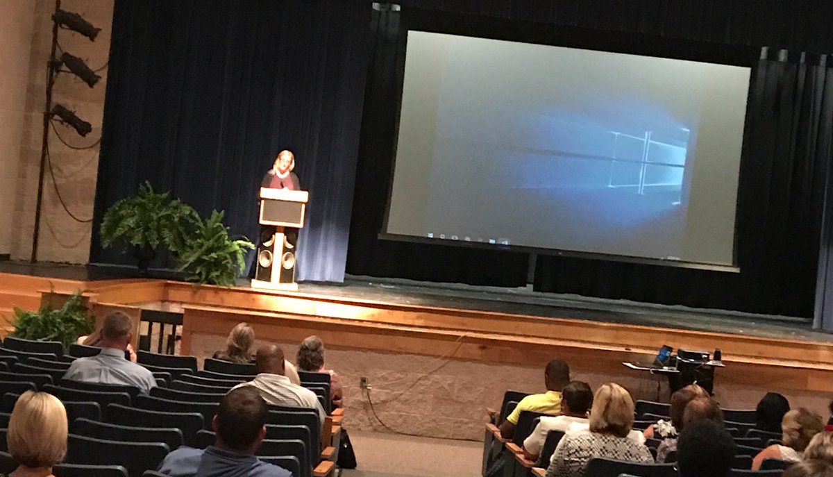 OnslowSupt's tweet photo. Our regional POY @NSH_Principal kick starting "A Call to Leadership" @OnslowSchools #Leadership https://t.co/vOPFpvSCj3