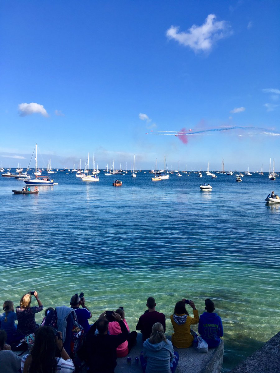 Not a bad spot for watching the red arrows #Summer2017 #theredarrows #Falmouth #lovefalmouth #lovecornwall #cornwall