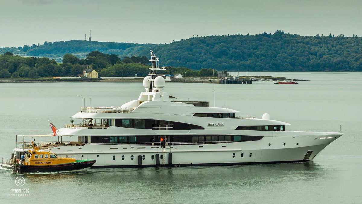 Cork is becoming more like Monaco by the day. Sea Walk visiting today. #yacht #yachts #cork #cobh #hellocork_ #corktourism #cobhtourism