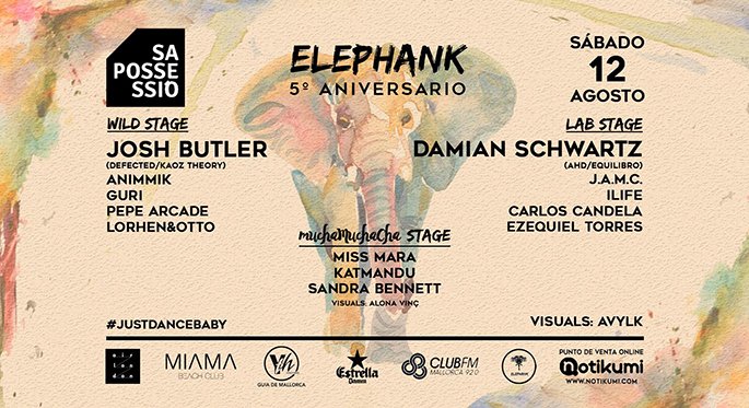 diariomallorca's tweet photo. #Sorteo de entradas para el 5º aniversario de Elephank @ElephankOFC #Elephank5ºaniversario @sapossessio https://t.co/pZ5Y2uGjsR https://t.co/FKA09SU5Ay