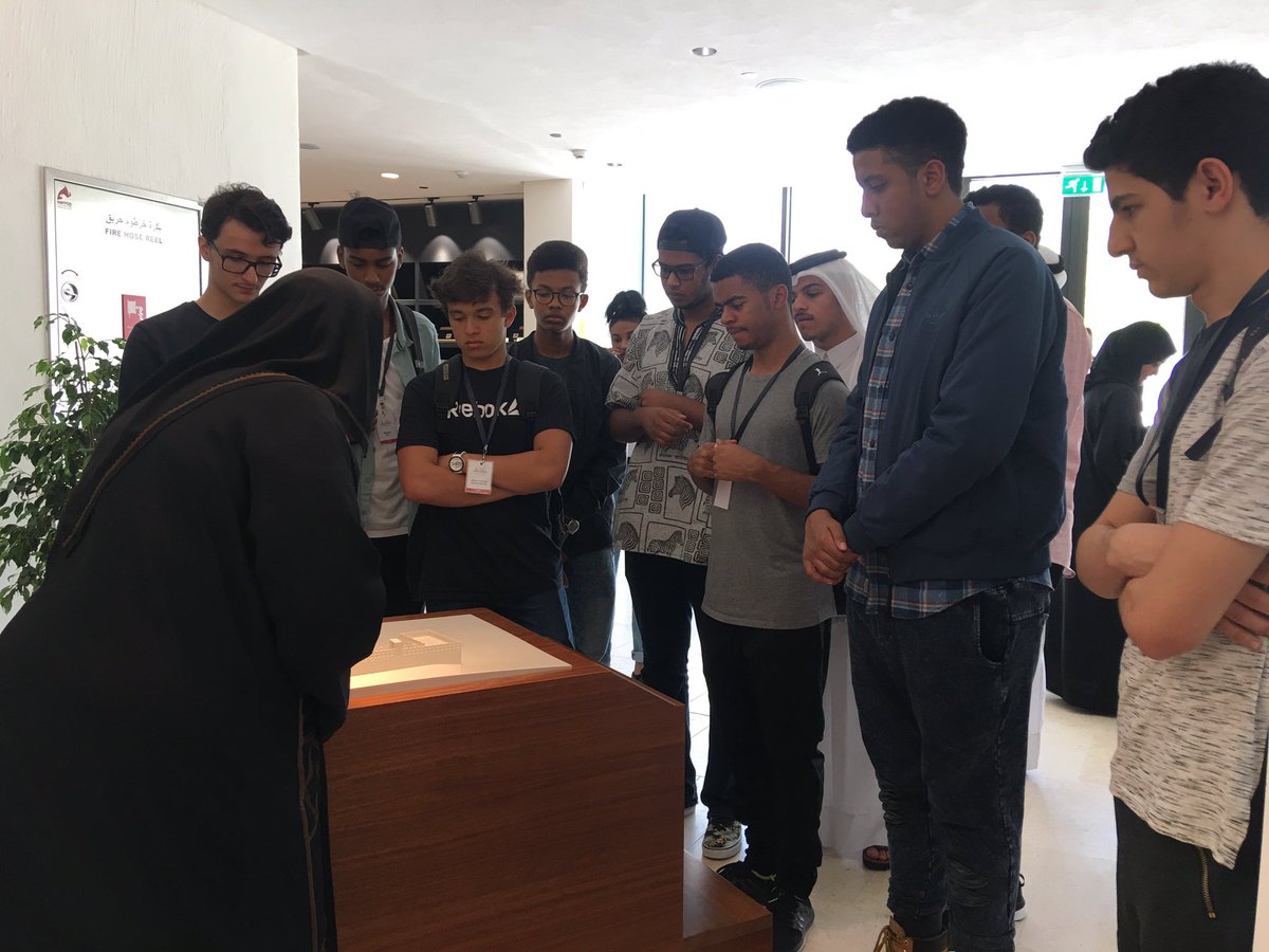 ta2heel's tweet photo. Our students are currently touring around Msheirib Museums! We're learning about Qatar's history, specifically during the discovery of oil. https://t.co/4LJRoNrRGe