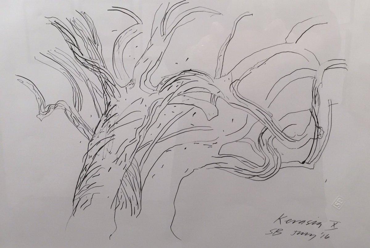 ryeartists's tweet photo. Member #StephenBartlett's beautiful ink #drawings &amp; mixed media work. We are open today and every day 10.30/5.30 August27th #rsa #ryeartists https://t.co/XcoZa40hv5