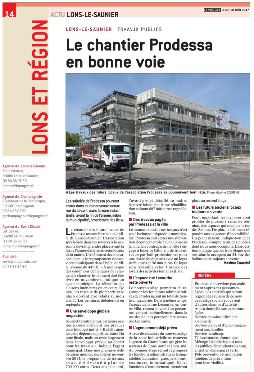 Prodessa_Asso's tweet photo. Les travaux de notre nouveau siège avancent bien. https://t.co/7EI8oLtLKq