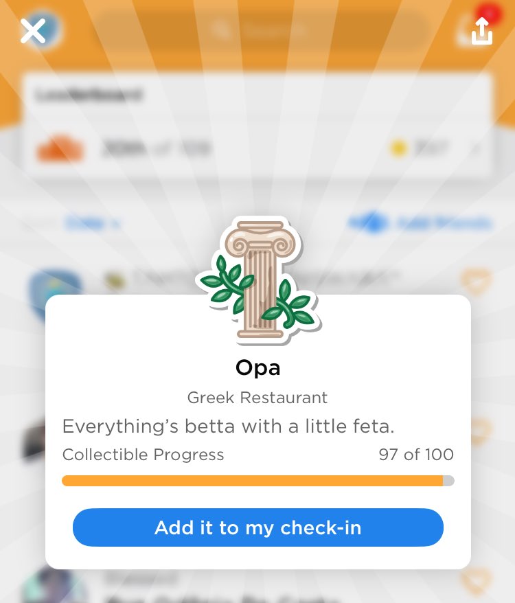 tamtomo2's tweet photo. #SwarmTips: New @SwarmApp Sticker "Opa" - check-in at Greek Restaurant https://t.co/sUJkqDnDom