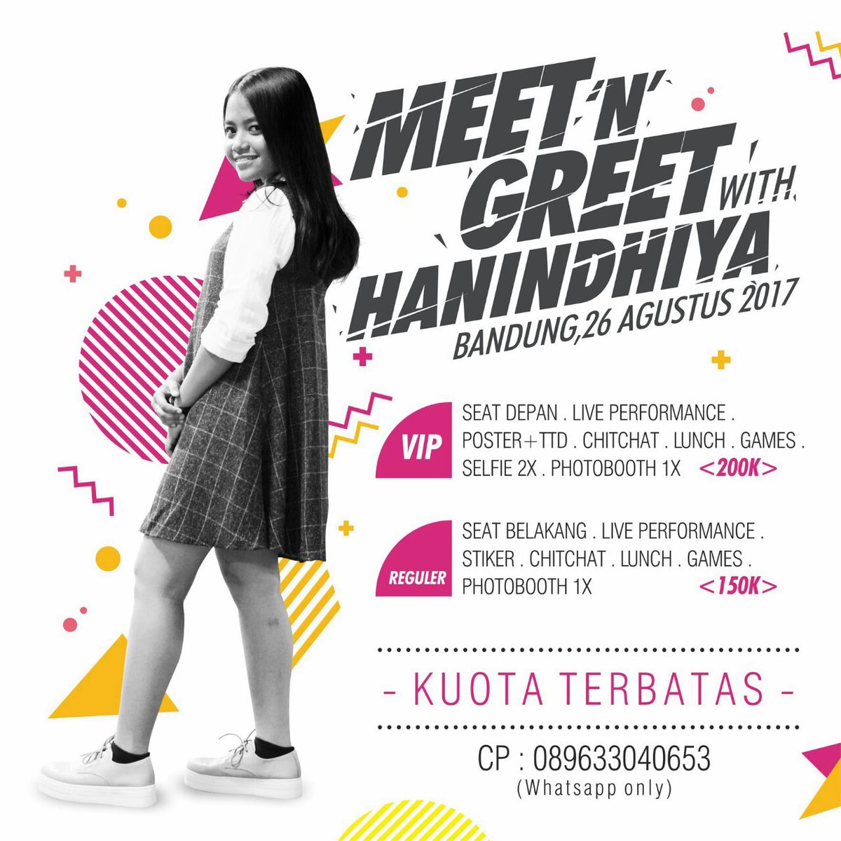 Orang bandung mana suara nya? Siapa yg mau ketemu <a href="/Hanindhiya_tys/">Haneen</a> nih? Yuk ah kontak cp nya. Kita seru2an bareng..