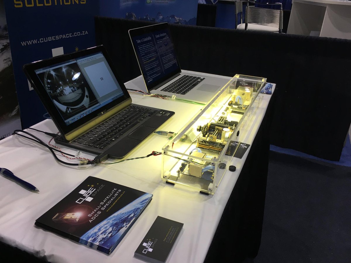 CubeSpace_ADCS's tweet photo. CubeSpace and Innovus representing at SmallSat 2017 in Utah U.S.A #CubeSpace #SmallSat2017 #Innovus #stellenboschuniversity https://t.co/1p1Qp4vF7P
