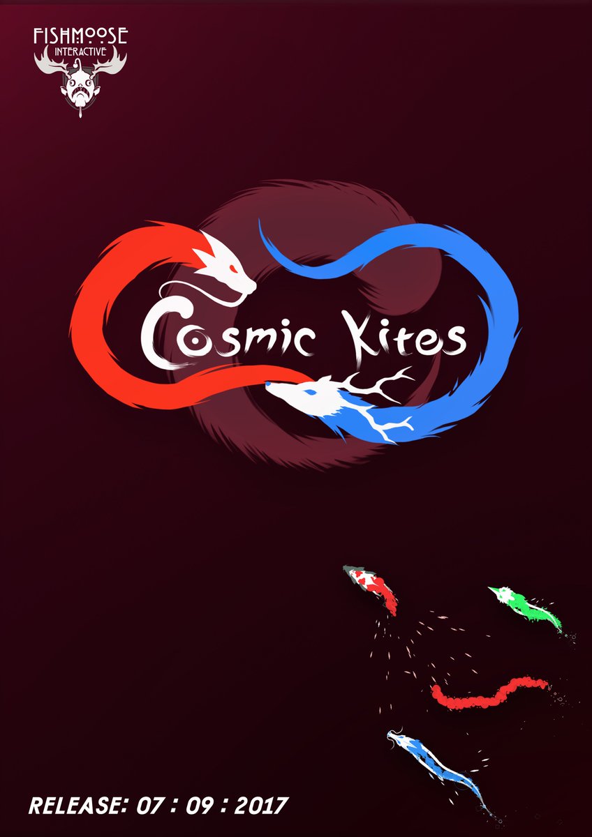 FishmooseInt's tweet photo. Cosmic Kites will be out September 7th! We need your support, join and share our thrunderclap! It would mean A LOT!

https://t.co/ngDHjHNiRz https://t.co/nqBRgNDhrE