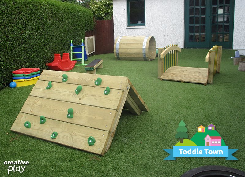 CreativePlayUK's tweet image. Our Toddle Town #Nursery range looks amazing at @HappitotsBishop! A great #EYFS play space @BertramNG
