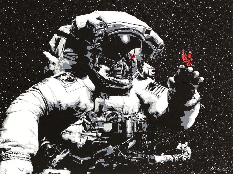 elusive_moose's tweet image. Love this😊 #EternalReflection Your chance to own a @martinwhatson print  ebay.com/itm/2631292675… #Norway #streetart #gatekunst #space #art 🦋