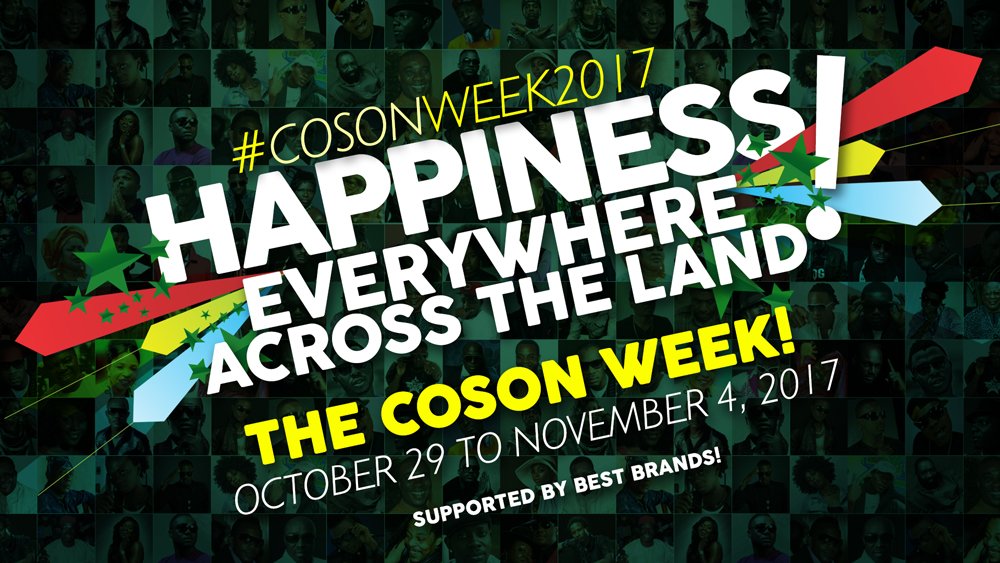 COSONWEEK's tweet photo. #THECOSONWEEK2017
@Tonyokoroji @nomikz_ @oluyeduntaiwo @sylvia_T7 @isiluvme @BestMuzikk @nomikz_ @sputesboutique @lovelyblue11 @iretiiyanu https://t.co/muVwPqXDpO
