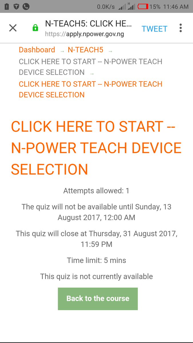 N Power Ma Am It Says You Can Access Your Test August 13th Today Is What Date N Power Ma Am It Says You Can Access Your Test August 13th Today Is What Date