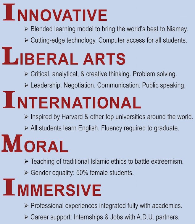 ADULeads's tweet photo. The Hausa term “ILIMI” is translated as “Knowledge” or “Education”. 
Here's what it means at A.D.U. #NigerRising https://t.co/RQJsR1MvDS