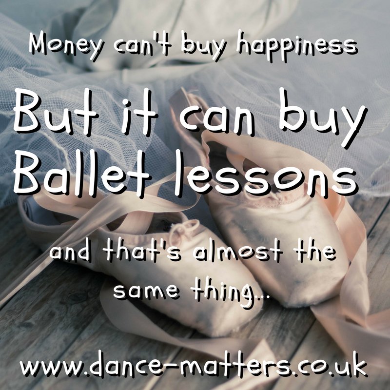 DanceMatters's tweet photo. Money can't buy happiness.... #ThursdayThoughts #ballet #simchahour https://t.co/JKqGyVYiIg